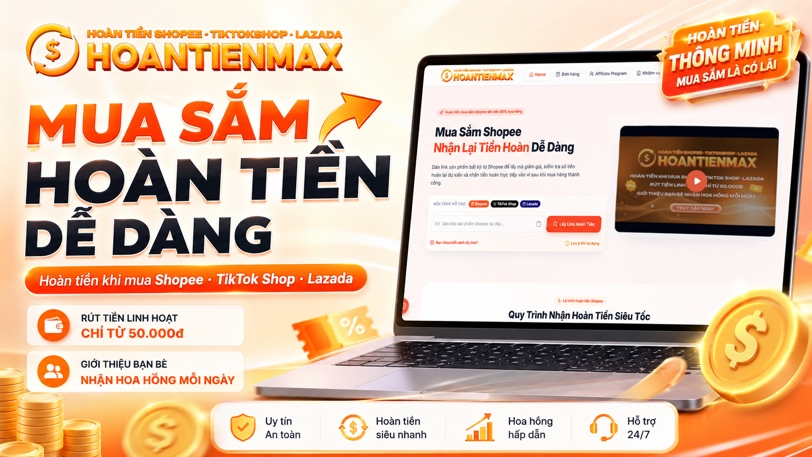 Ảnh xem trước video giới thiệu Hoàn Tiền Shopee